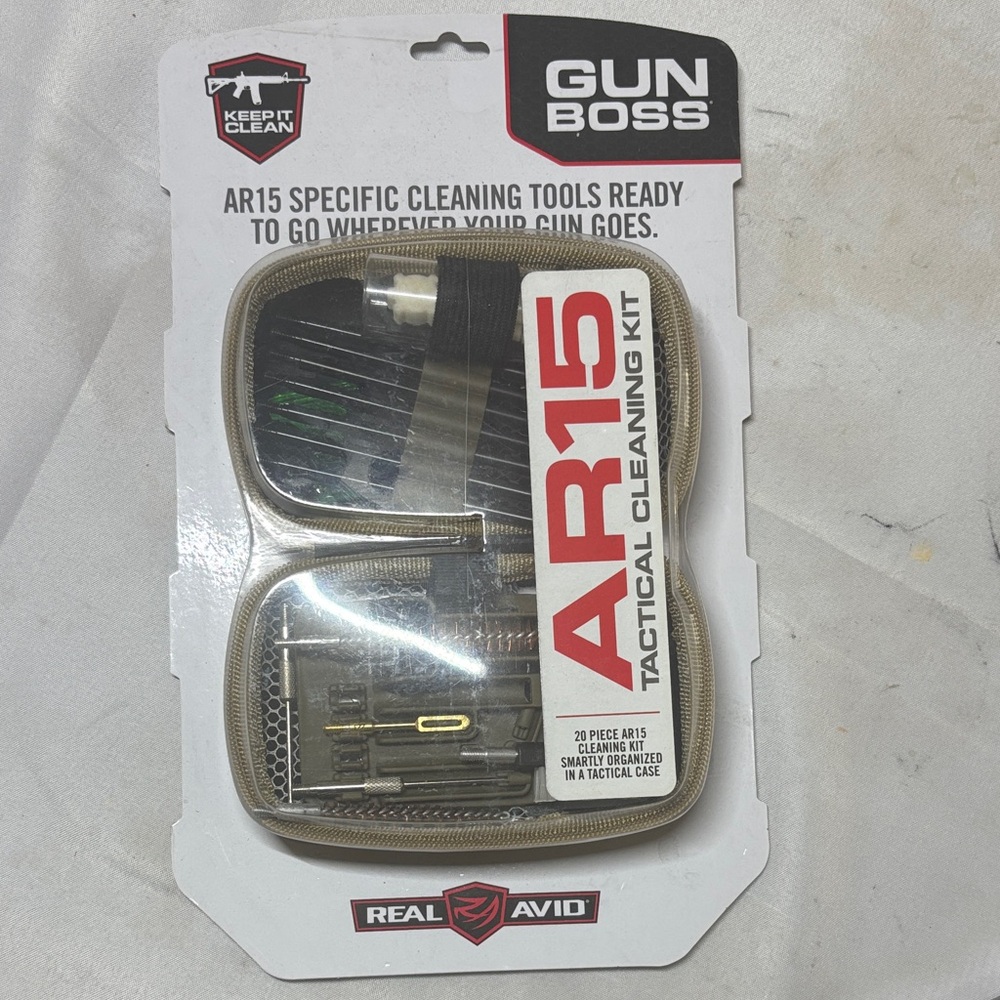 AR15 Tactical Cleaning Kit - Black and Silver